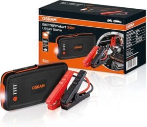 Auxiliar de partida portátil OSRAM BatteryStart 200 para veículos 12V auxiliar de partida portátil