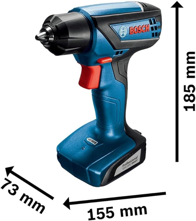 Bosch Furadeira e Parafusadeira GSR 1000 Smart 12V com Kit de Acessórios e Carregador Bivolt - Imagem 6