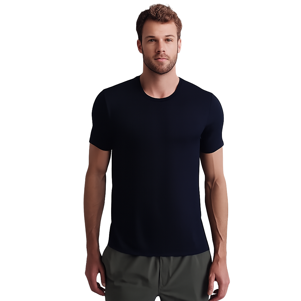 Camiseta Insider Daily T-Shirt Masculina preta com modelagem moderna e tecnologia têxtil