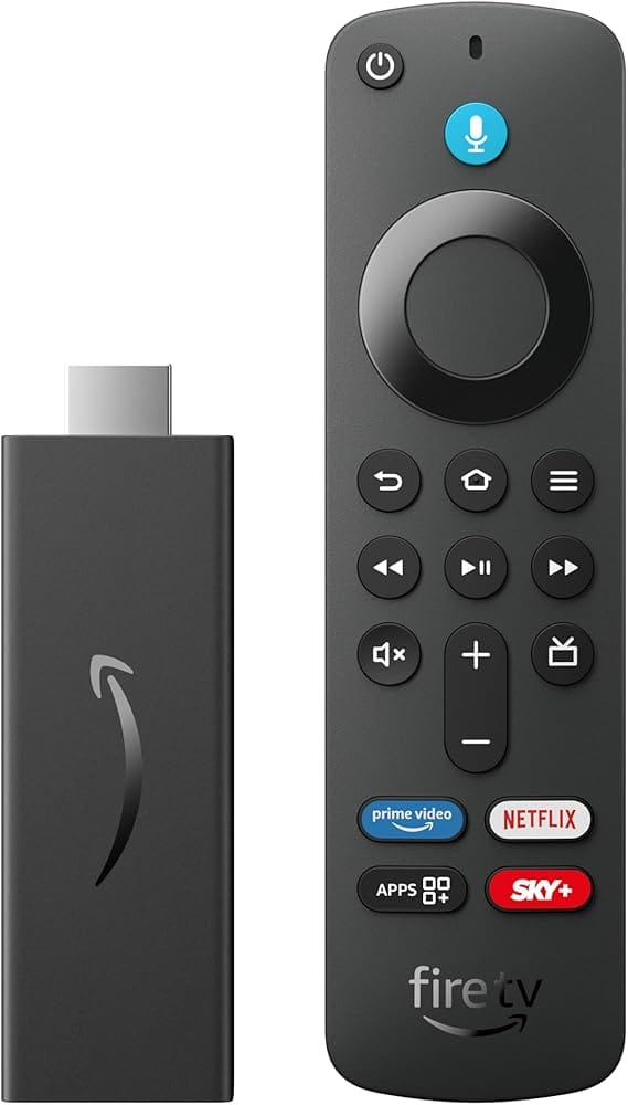 Fire TV Stick HD Amazon com controle remoto por voz Alexa para streaming Full HD