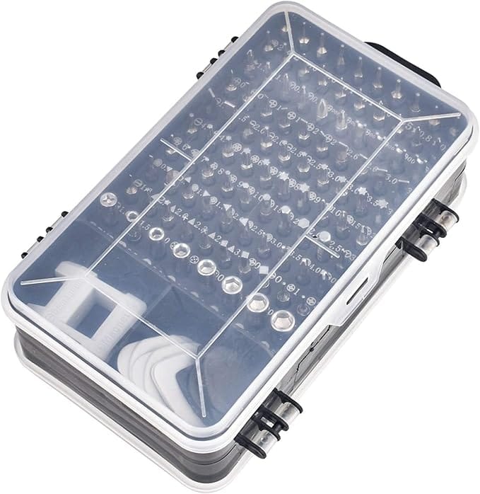 Jogo de Chaves de Precisão 115 em 1 com Kit Magnético para Celular, Notebook e Eletrônicos - Imagem 4