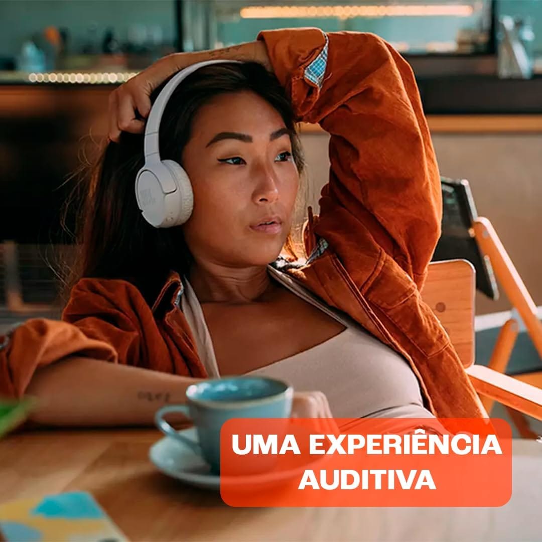 JBL Tune 520BT Preto – Fone de Ouvido Bluetooth Sem Fio com 57 Horas de Bateria - Imagem 3