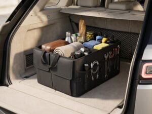 organizador porta malas carro dobrável impermeável com divisórias internas organizador porta malas carro