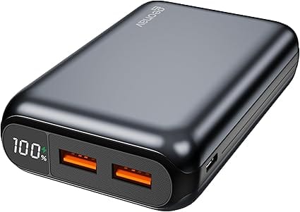 Power Bank Geonav 20000mAh - Power Bank Geonav 20.000mAh com display digital de bateria
