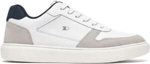 Sapatênis Masculino Sandrini Evoke Lite branco cinza e marinho casual confortável para uso diário
