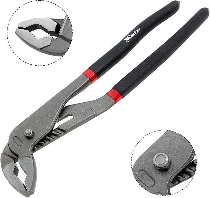 Alicate Bomba D Água MTX 12 Polegadas para Hidráulica e Reparos Profissionais 300mm - Imagem 9