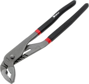 Alicate Bomba D Água MTX 12 Polegadas ferramenta profissional para hidráulica e reparos com mandíbulas curvas ajustáveis
