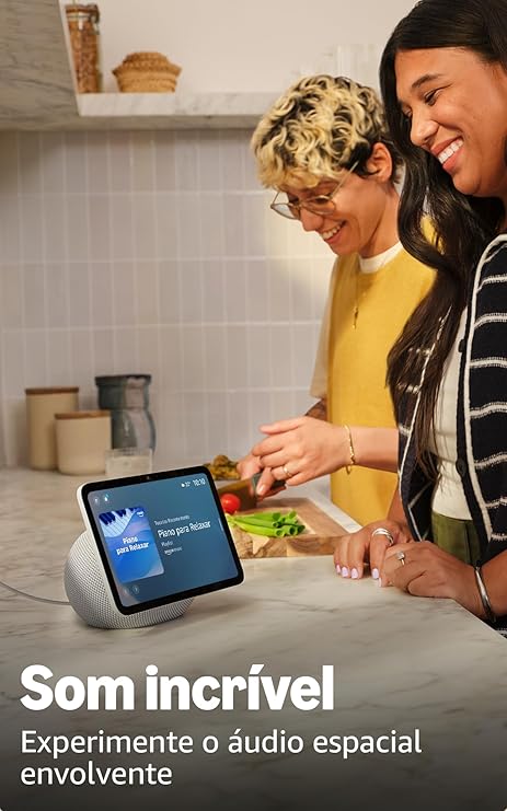 Echo Show 8 (Geração Mais Recente) com Alexa, Tela HD 8,7", Áudio Espacial e Hub de Casa Inteligente - Imagem 6