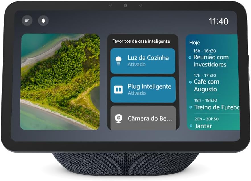 Amazon Echo Show 8 Geração Mais Recente com Alexa, tela HD 8,7 polegadas e áudio espacial