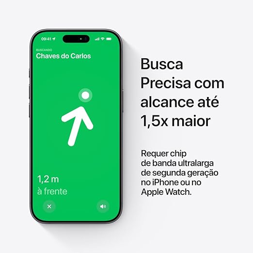 Apple AirTag (2ª Geração) Localizador Inteligente Bluetooth para Chaves, Mochilas, Bagagens e Objetos Pessoais - Imagem 4