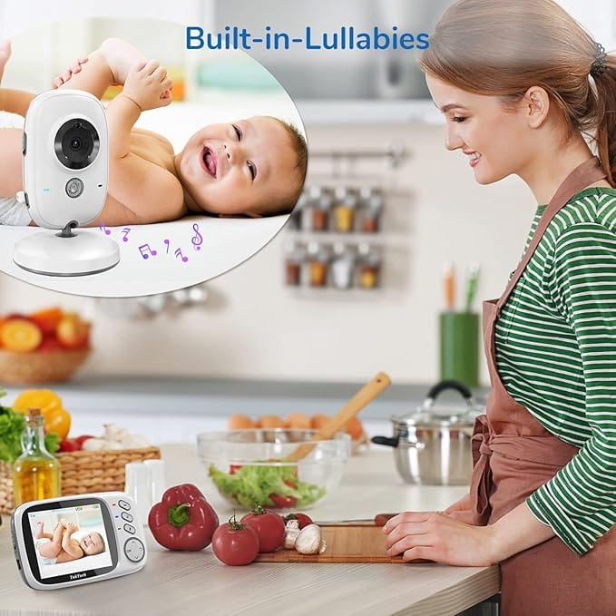 Babá Eletrônica TakTark com Tela 3.2" e Visão Noturna - Imagem 5