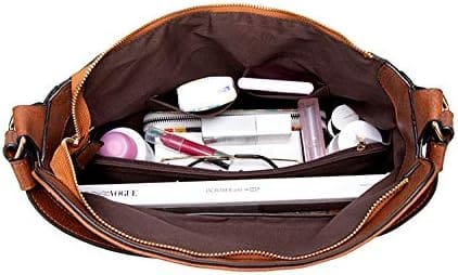 Bolsa Tote Feminina URQUEEN Grande em Couro PU com Alça Transversal Removível - Imagem 2