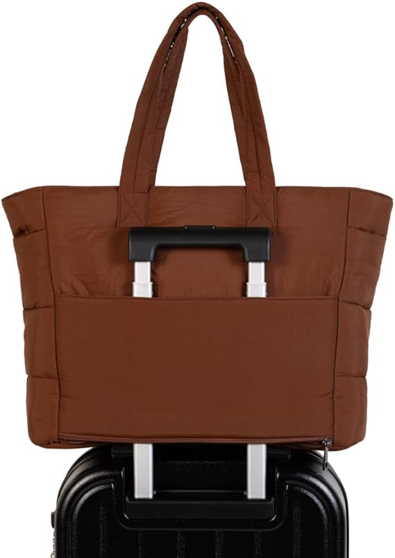 Bolsa Tote Puffer Gocase para Notebook 35,5 cm Marrom Feminina - Imagem 2