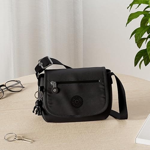 Bolsa Transversal Feminina Kipling Sabian Mini Preta Original - Imagem 7
