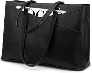 Bolsa Feminina LOVEVOOK para Notebook 15,6 Polegadas preta elegante