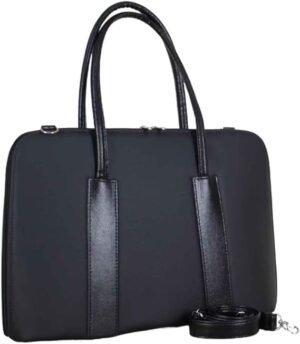 Bolsa Pasta Notebook Feminina Executiva preta para notebook 15,6 polegadas