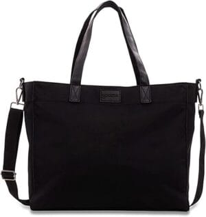 Bolsa Tote para Notebook Gocase Preta com Compartimento Acolchoado para 15,6 Polegadas