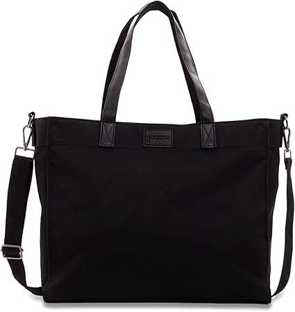 Bolsa Tote para Notebook Gocase Preta com Compartimento Acolchoado para 15,6 Polegadas