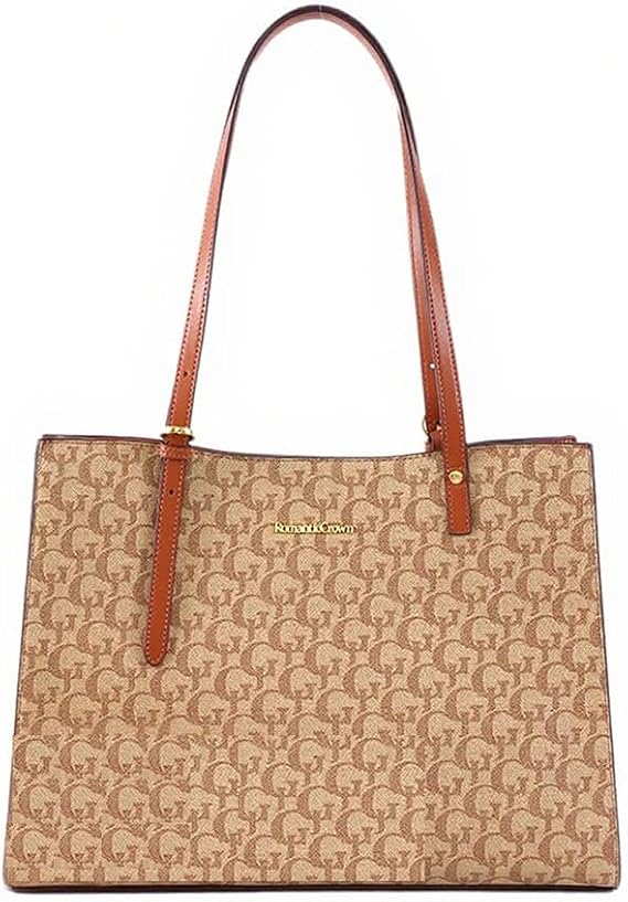 Bolsa Tote Romantic Crown Feminina Grande Estampada para Notebook e Trabalho - Imagem 11