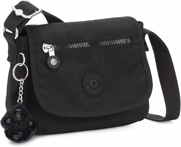 Bolsa Transversal Kipling Sabian Mini Preta Feminina Original