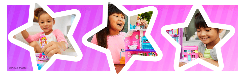 Boneca Surpresa Polly Pocket Mattel 7,62 cm com Visual Fashion e Estilo Divertido para Crianças - Imagem 2