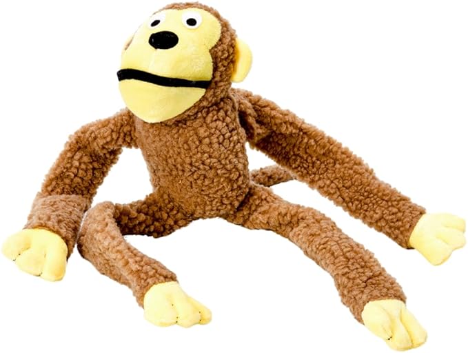 Brinquedo Macaco Chalesco para Cães pelúcia interativa com som
