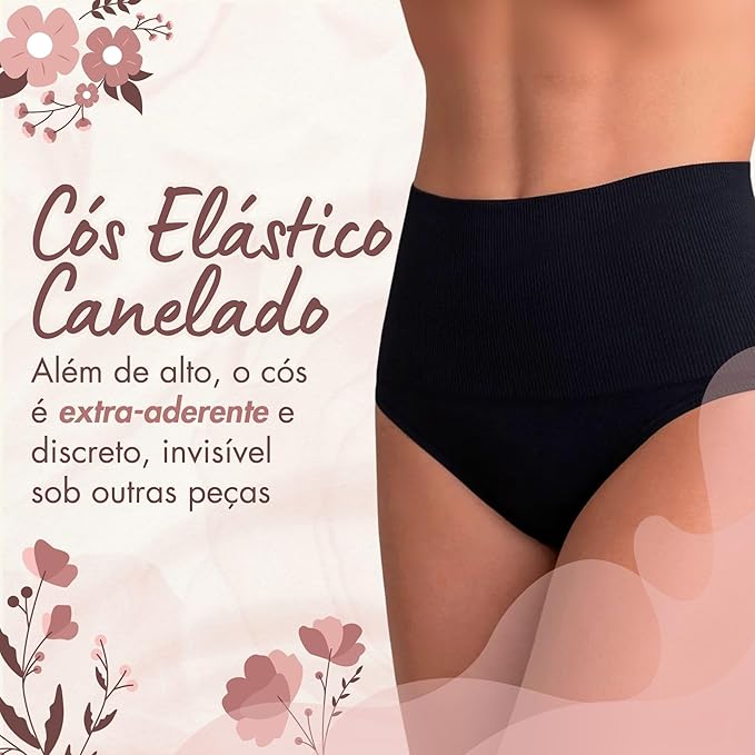 Calcinha Modeladora Sem Costura Lupo 41000-001 Microfibra: conforto, modelagem e discrição para o dia a dia - Imagem 3