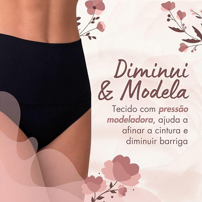 Calcinha Modeladora Sem Costura Lupo 41000-001 Microfibra: conforto, modelagem e discrição para o dia a dia - Imagem 4