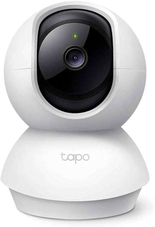 câmera de segurança wi-fi tp-link tapo c200 monitoramento 360 full hd com visão noturna