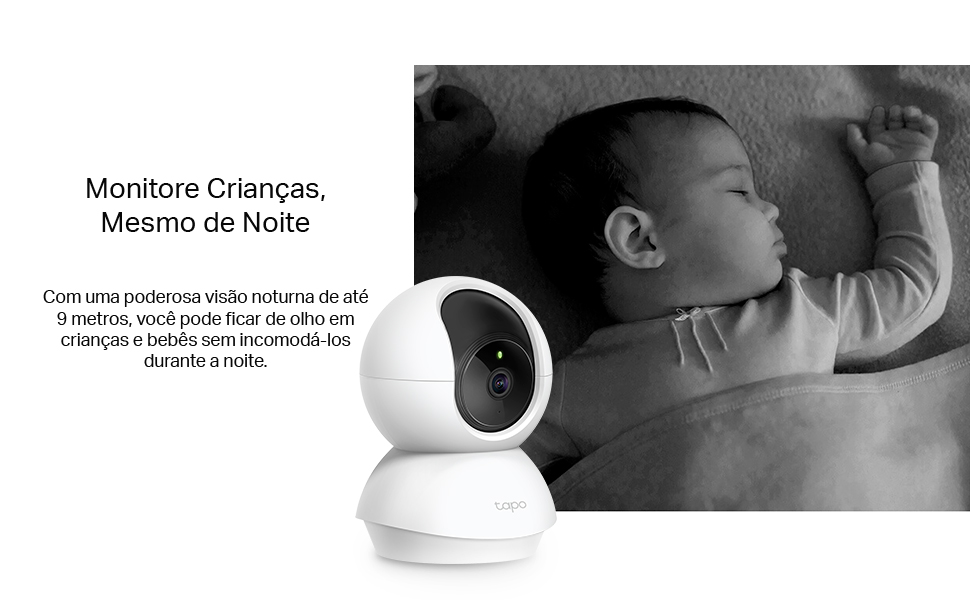Câmera de Segurança Wi-Fi TP-Link Tapo C200 360° Full HD 1080p com Visão Noturna e Detecção de Movimento - Imagem 3