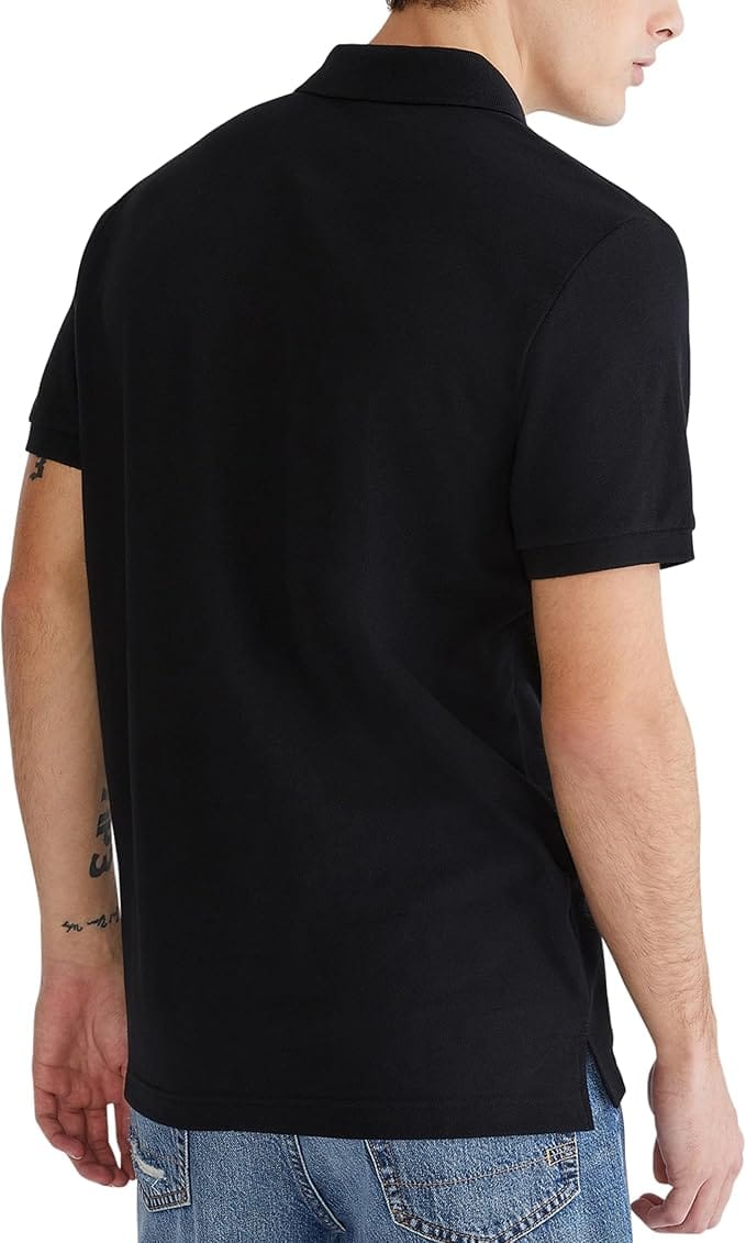 Camisa Polo Masculina Aeropostale A87 Piquet Premium Preto Escuro - Imagem 7
