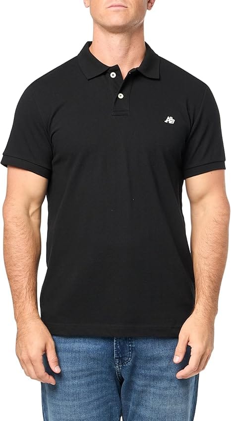 Camisa Polo Masculina Aeropostale A87 Piquet Premium Preto Escuro - Imagem 6