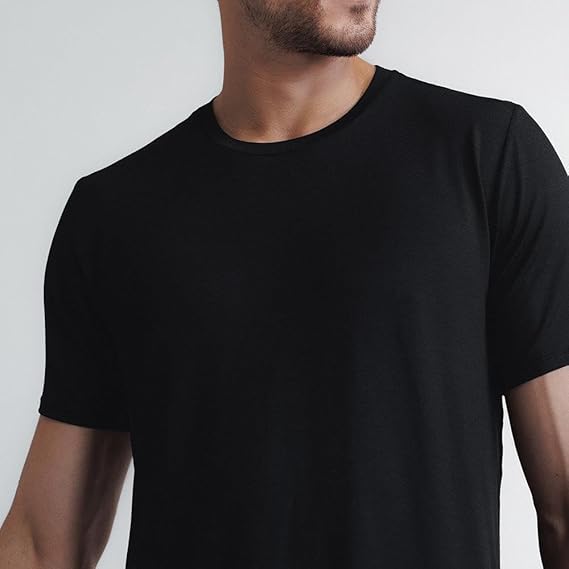 Camiseta Insider Daily T-Shirt Masculina Preta: tecnologia, conforto e elegância para o dia a dia - Imagem 5