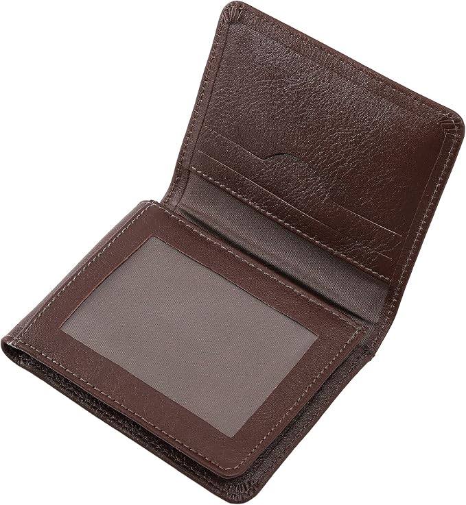 Carteira Couro50 Slim Masculina CNH e Cartões em Couro Legítimo Pinhão - Imagem 3