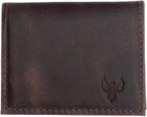carteira masculina couro legítimo - Carteira masculina em couro legítimo Franboots modelo slim compacto na cor café