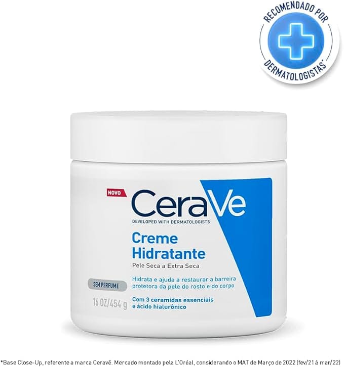 CeraVe Creme Hidratante Corporal 454g com Ceramidas e Ácido Hialurônico - Imagem 4