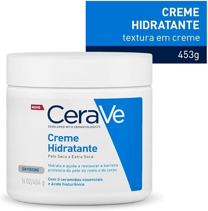CeraVe Creme Hidratante Corporal 454g com Ceramidas e Ácido Hialurônico - Imagem 3