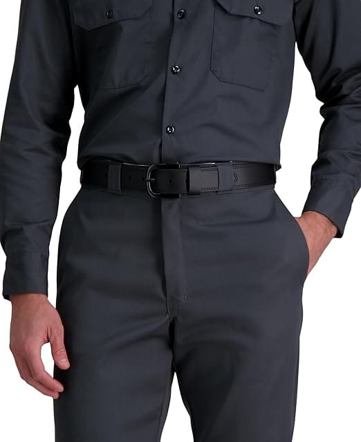 Cinto Masculino Dickies Couro Preto Casual Premium - Imagem 5
