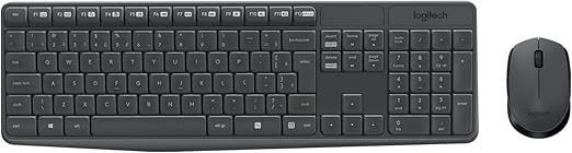 Combo Teclado e Mouse Sem Fio Logitech MK235 ABNT2 USB com Longa Duração de Bateria - Imagem 15