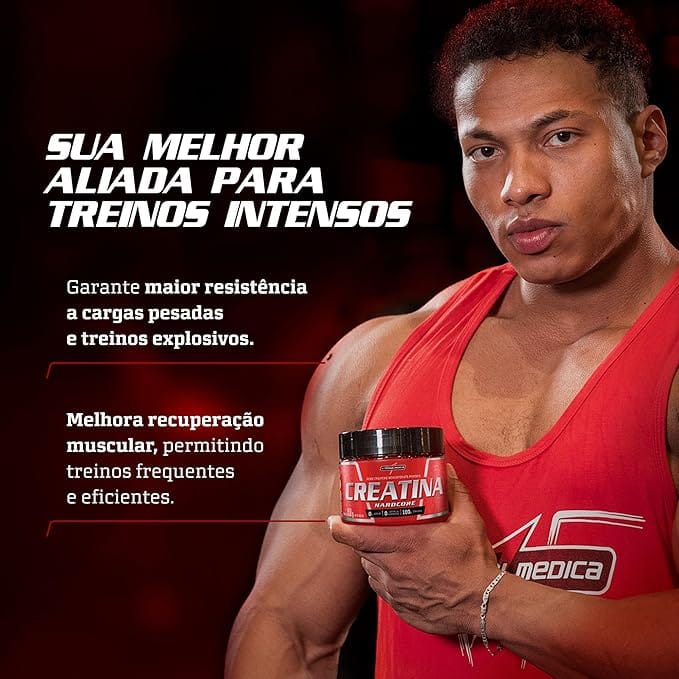Creatina Hardcore Integralmédica 120 Cápsulas 100% Pura Monohidratada - Imagem 7