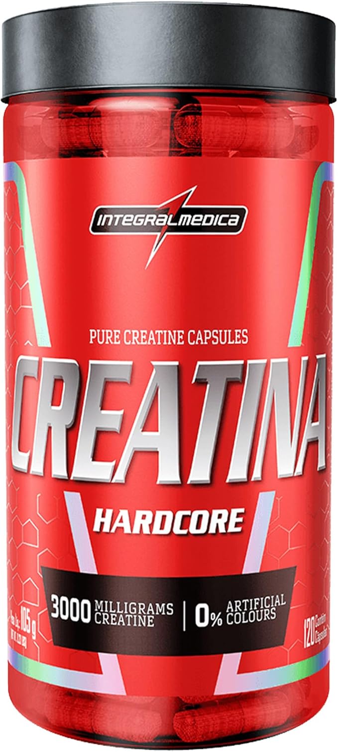 Creatina Hardcore Integralmédica 120 Cápsulas 100% Pura Monohidratada - Imagem 10