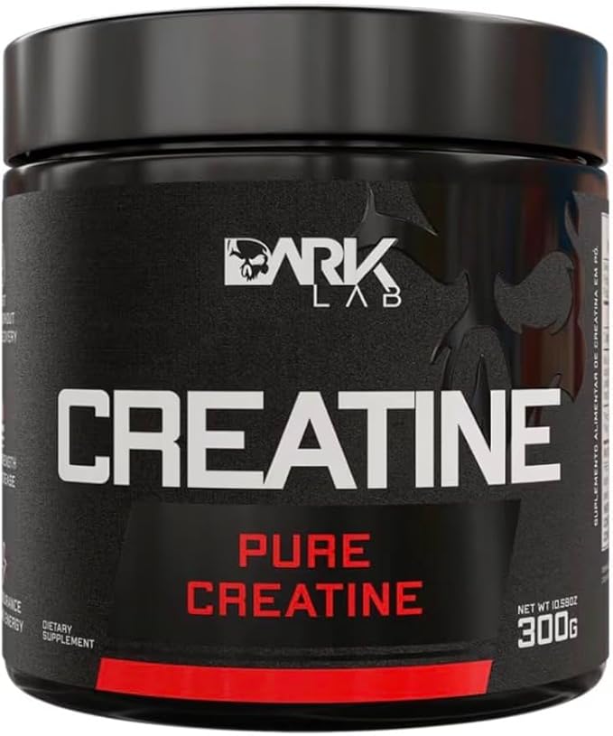 Creatina Monohidratada Dark Lab 300g suplemento puro para força e desempenho muscular