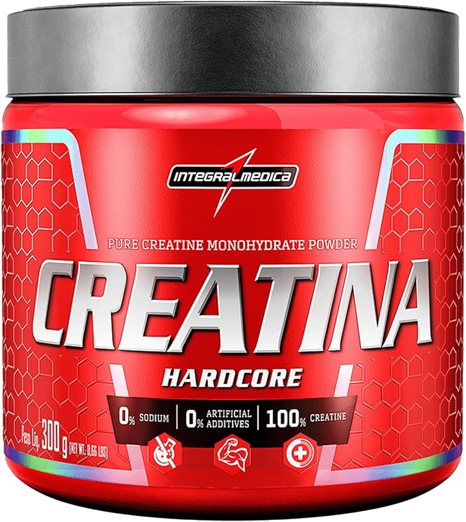 Creatina Monohidratada Hardcore Integralmedica 300g 100% Pura