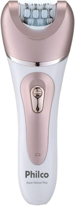 Depilador Philco Aqua Deluxe Plus sem fio 9 em 1 resistente à água para cuidados pessoais femininos