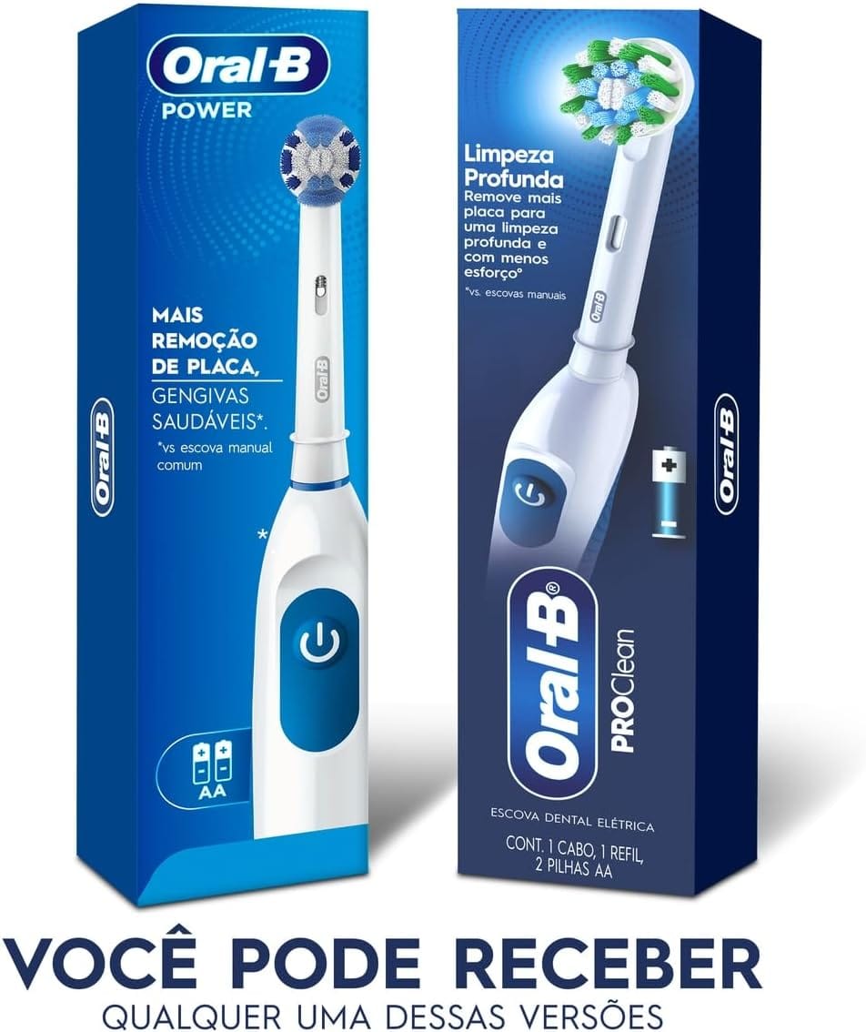Escova de Dente Elétrica Oral-B PRO Clean com Cabeça Redonda e Timer 2 Minutos - Imagem 3
