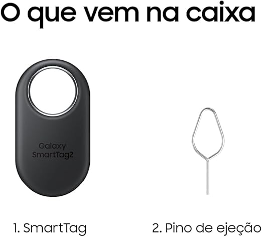 Localizador Samsung Galaxy SmartTag2 Bluetooth para Rastreamento de Chaves, Mochilas, Malas e Objetos Pessoais - Imagem 7