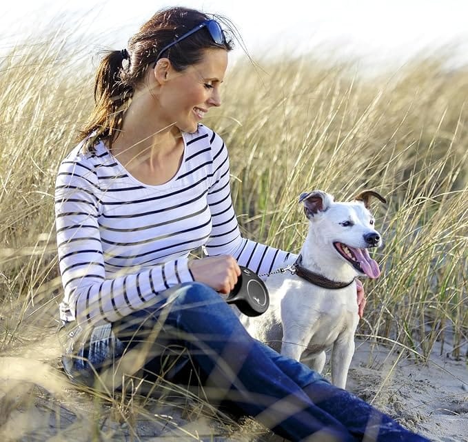 Guia Retrátil Flexi Classic Preta 4,9m para Cães Pequenos até 11,8kg - Imagem 2