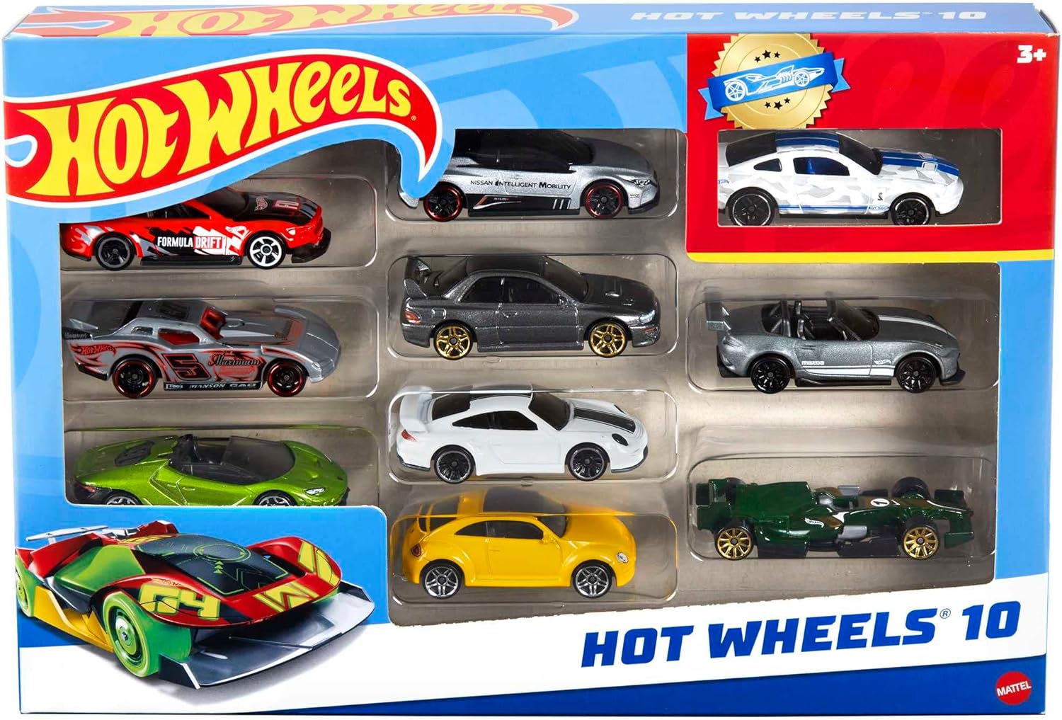 Hot Wheels Pacote Surpresa 10 Carrinhos Die-Cast Sortidos Mattel - Imagem 7