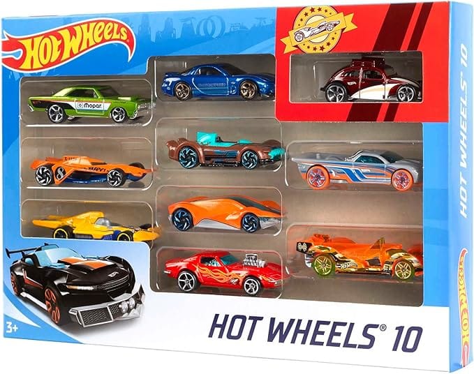 Hot Wheels Pacote Surpresa 10 Carrinhos Die-Cast Sortidos Mattel - Imagem 6
