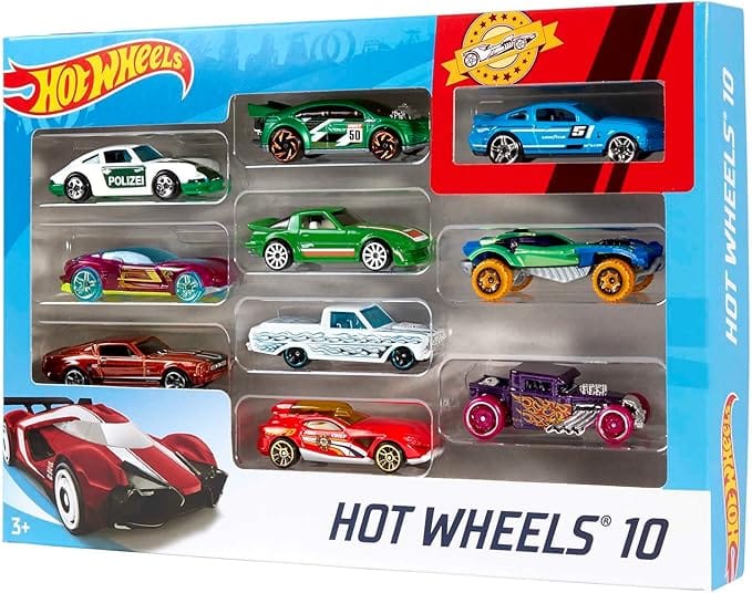 Hot Wheels Pacote Surpresa 10 Carrinhos Die-Cast Sortidos Mattel - Imagem 5